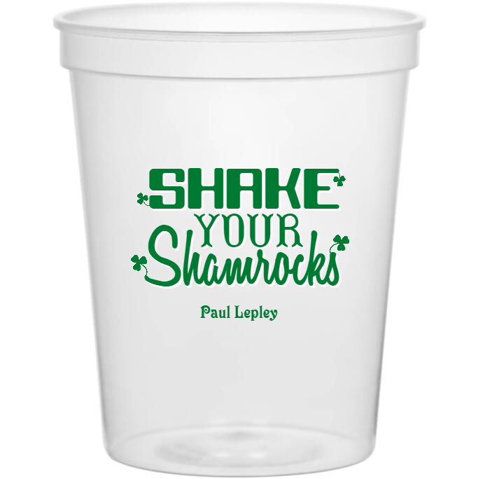 Holidays & Special Events Shake Your Shamrocks 16oz Stadium Cups Style 158519