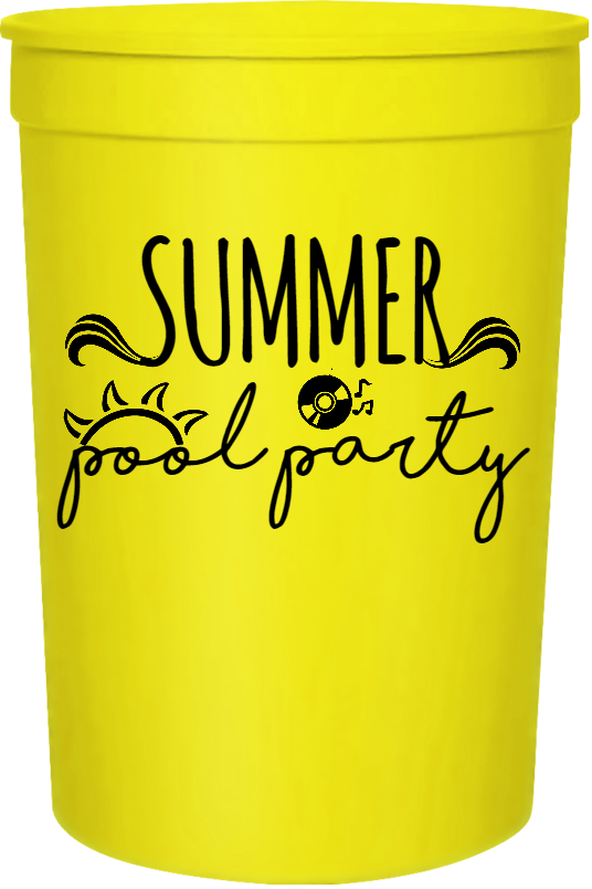 Pool Party Summer 16oz Stadium Cups Style 106025