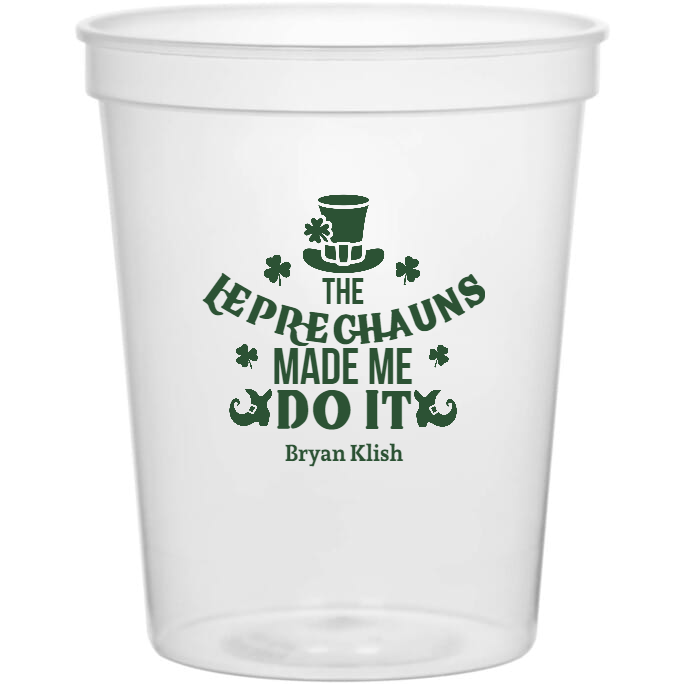 Holidays & Special Events The Do It Made Me 16oz Stadium Cups Style 158535