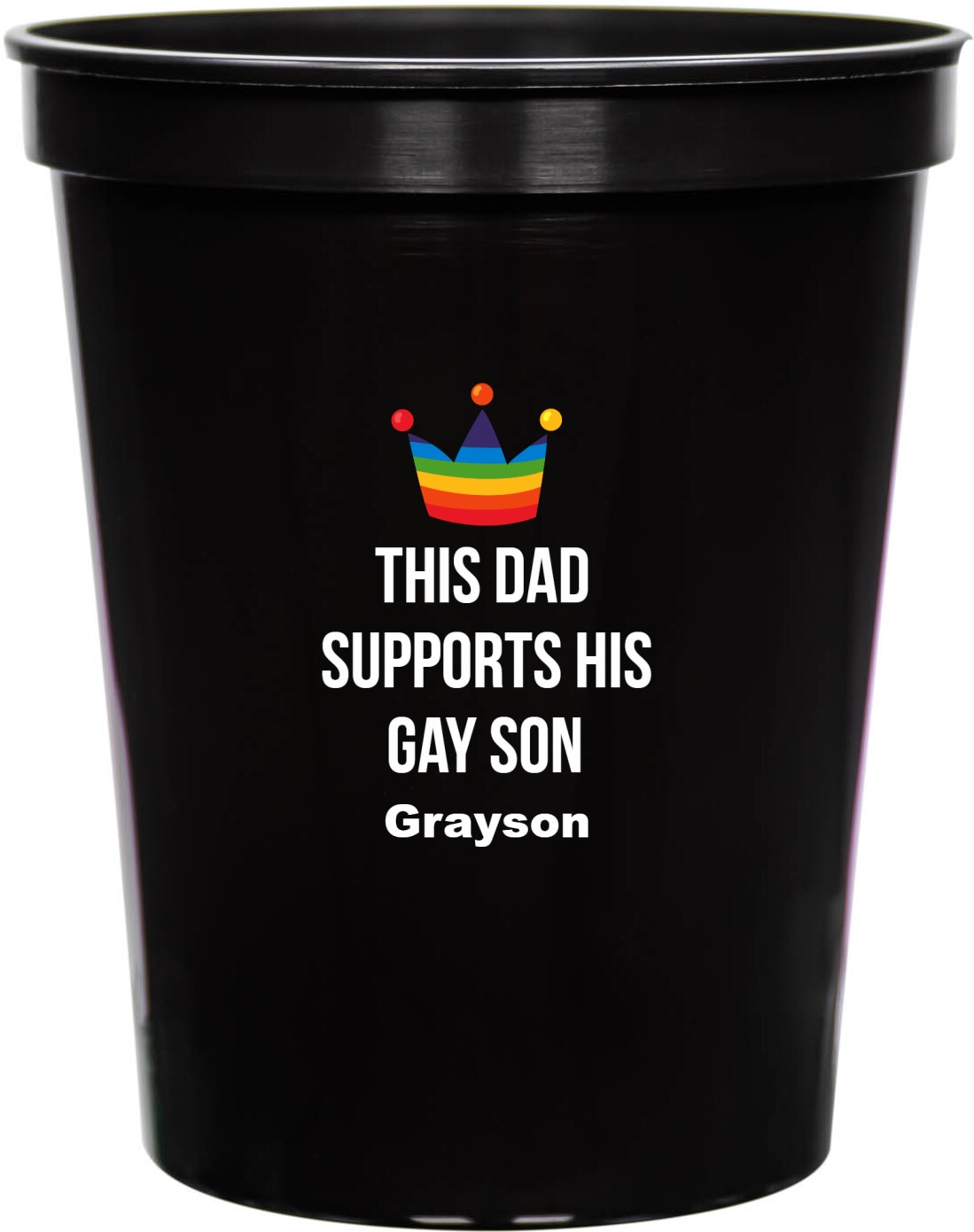 This Dad Supports His Gay Son 16oz Stadium Cups Style 173097