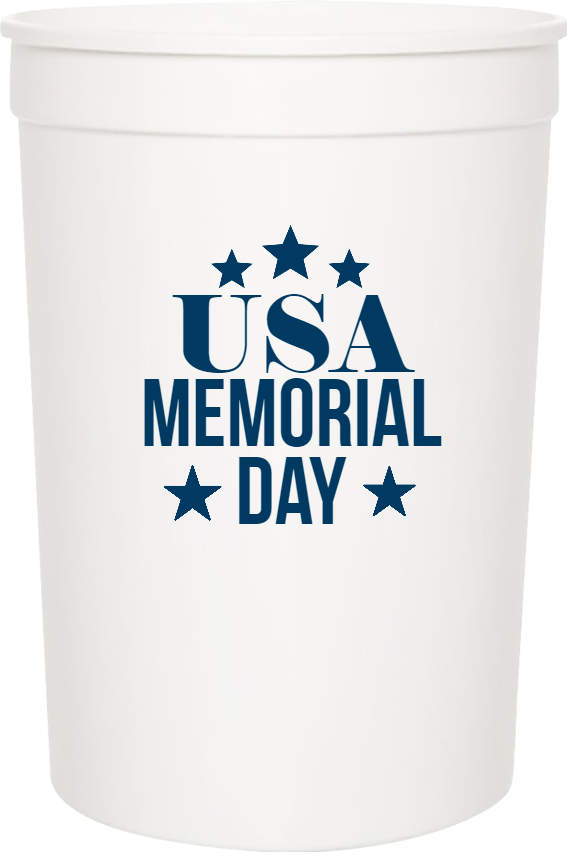 Memorial Day Usa 16oz Stadium Cups Style 106482