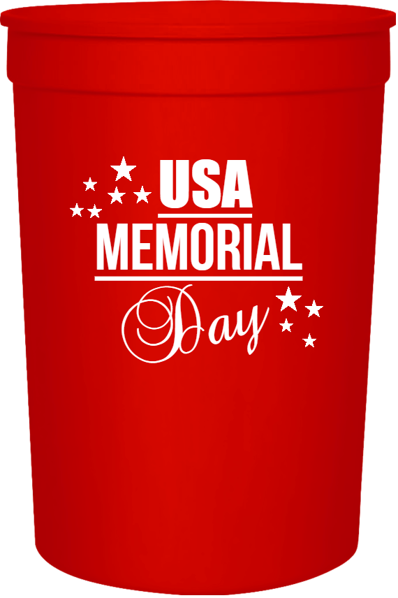Memorial Day Usa 16oz Stadium Cups Style 106435