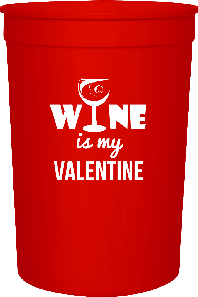 Valentines Day W Is My 16oz Stadium Cups Style 100539
