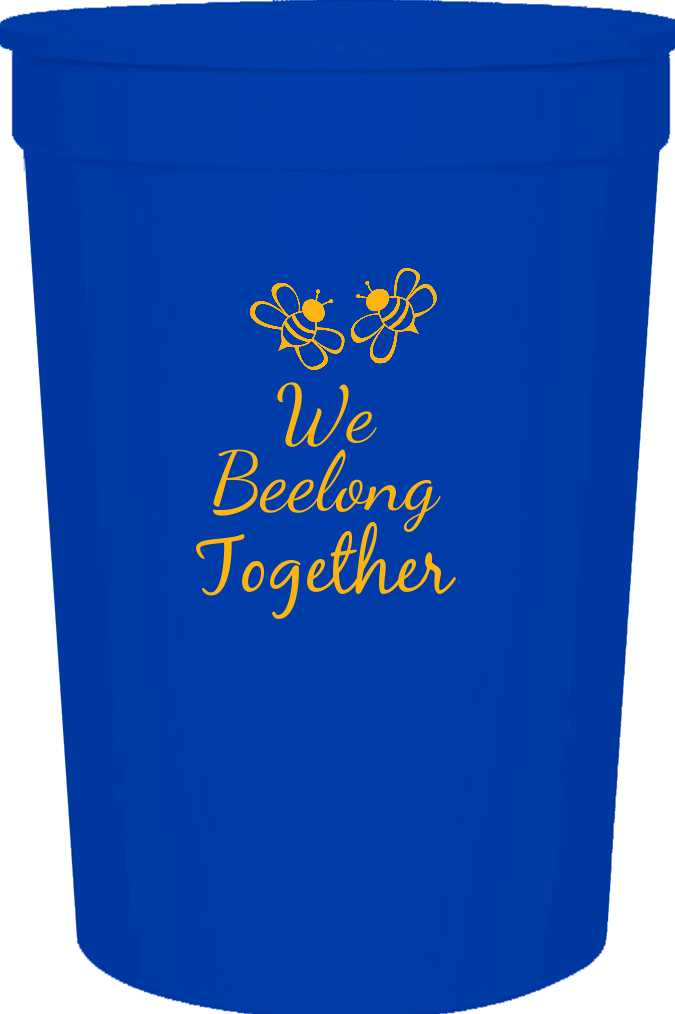 Valentines Day We Beelong Together 16oz Stadium Cups Style 100477