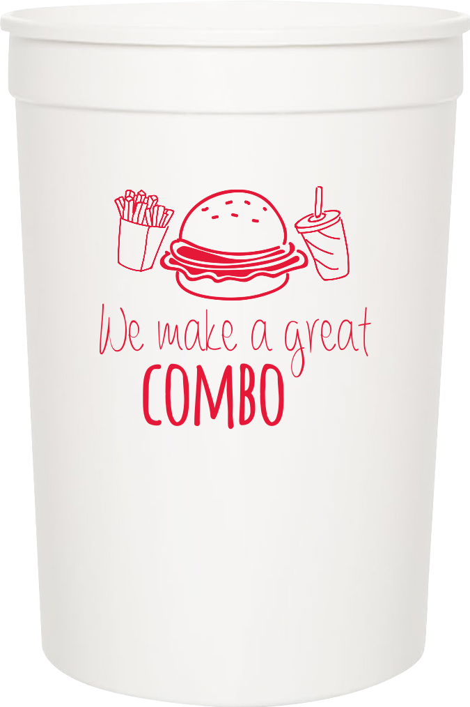 Wedding Make A Great Combo 16oz Stadium Cups Style 101137