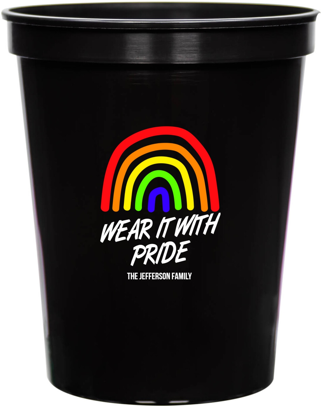 Wear It With Pride 16oz Stadium Cups Style 173152