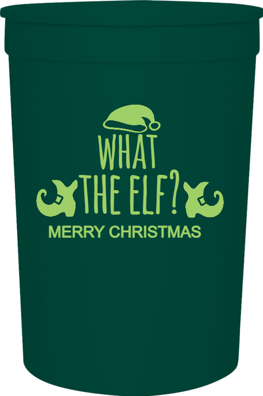 Holiday What The Elf Merry Christmas 16oz Stadium Cups Style 126829