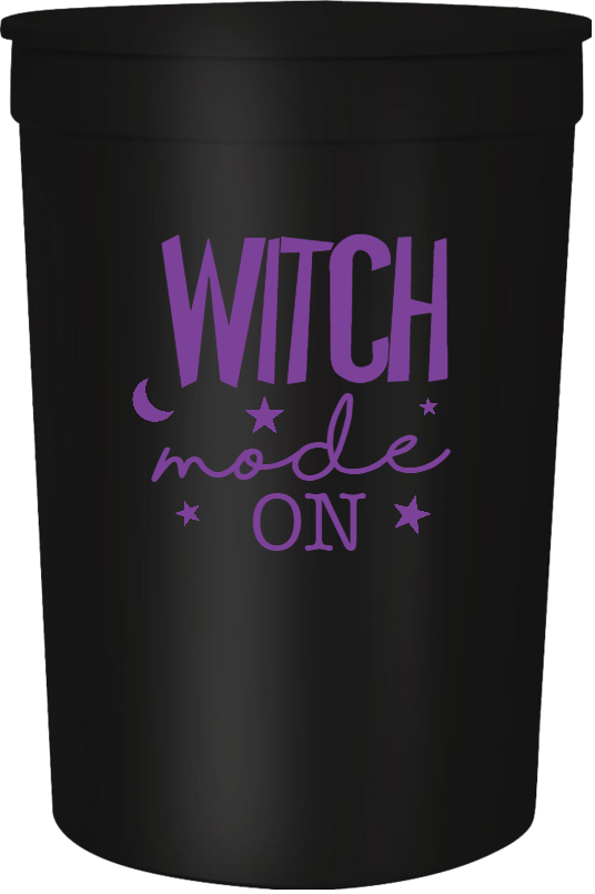 Halloween Witch Mode On 16oz Stadium Cups Style 113506