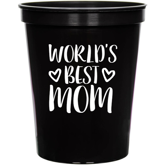 Holidays & Special Events Worlds Best Mom 16oz Stadium Cups Style 133884