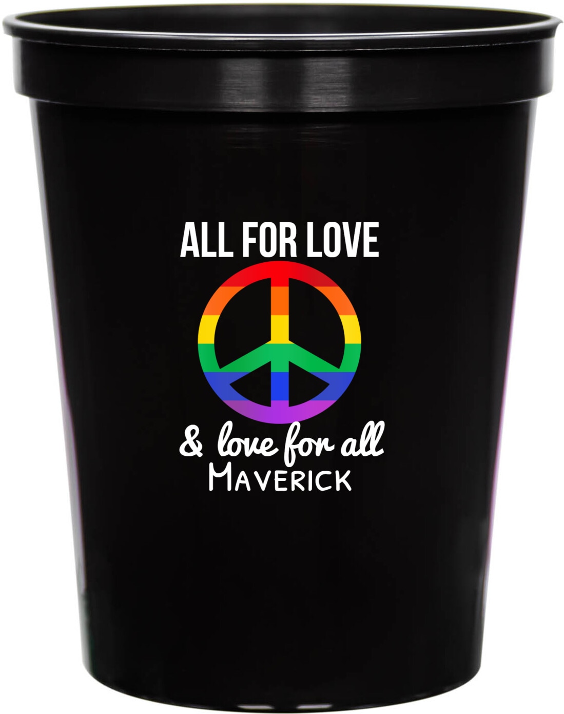 All For Love Love For All 16oz Stadium Cups Style 173095