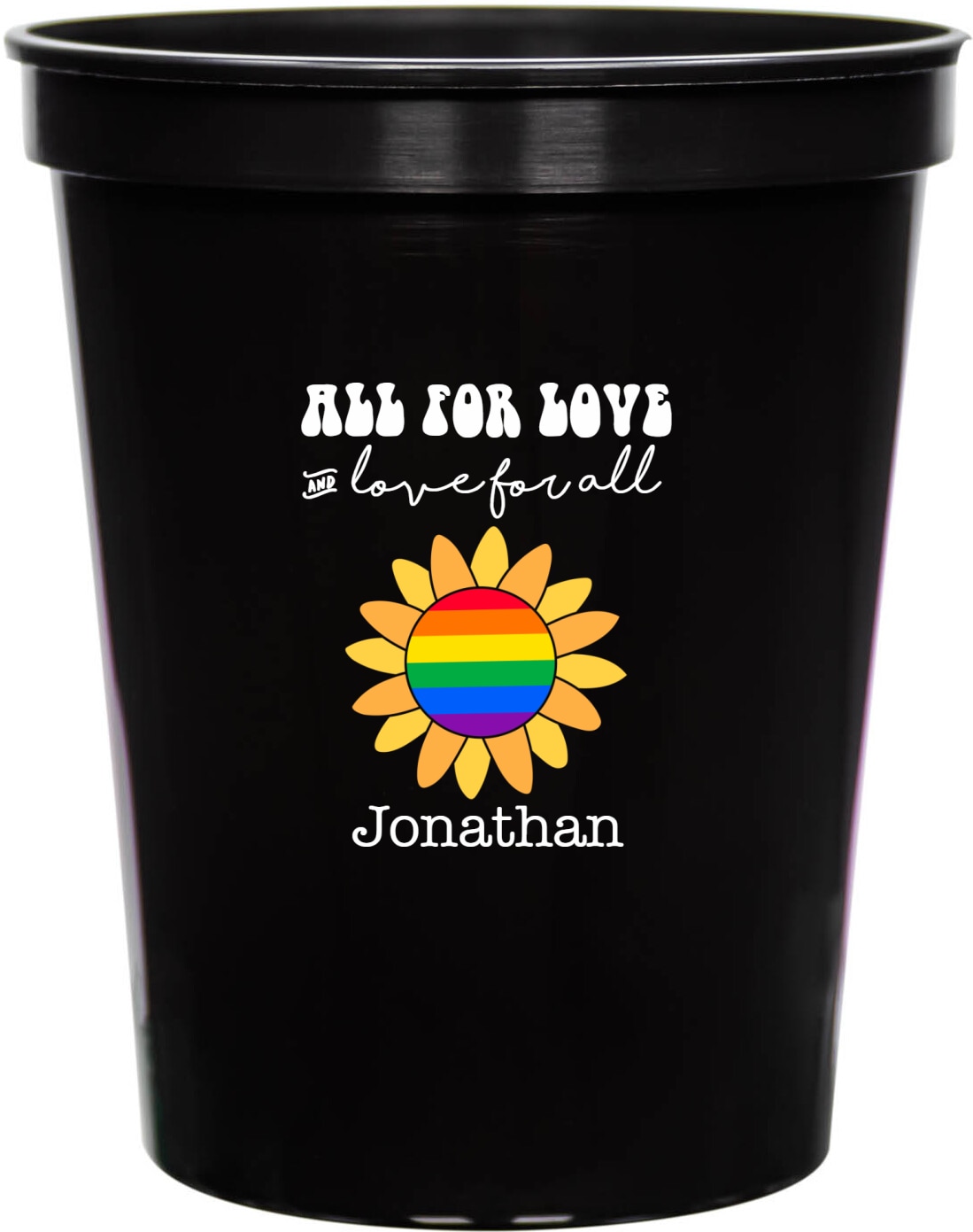 All For Love Love For All 16oz Stadium Cups Style 173255