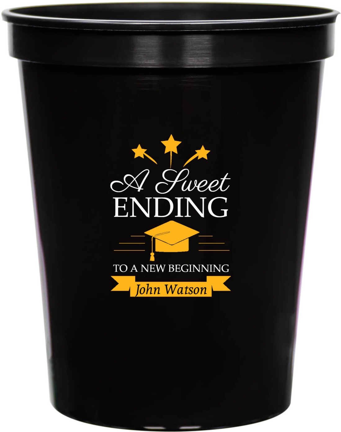 A Sweet Ending To A New Beginning 16oz Stadium Cups Style 171701