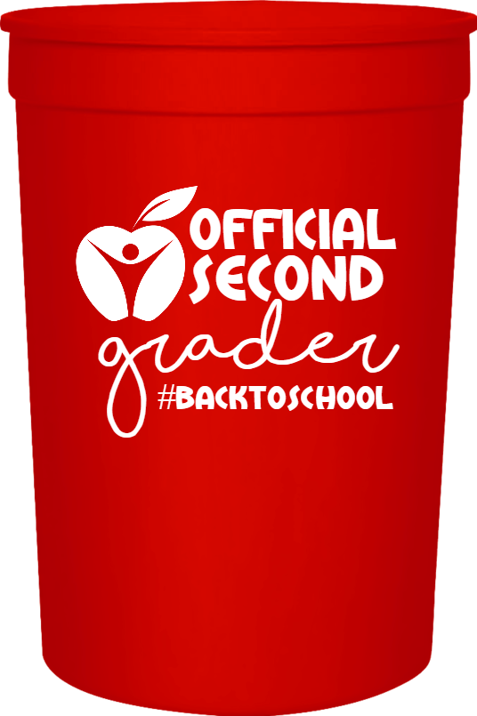 Back To School backtoschool Official Second Grader 16oz Stadium Cups Style 122323