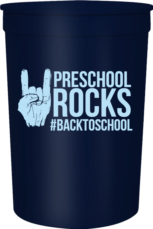 Back To School backtoschool Preschool Rocks 16oz Stadium Cups Style 122324