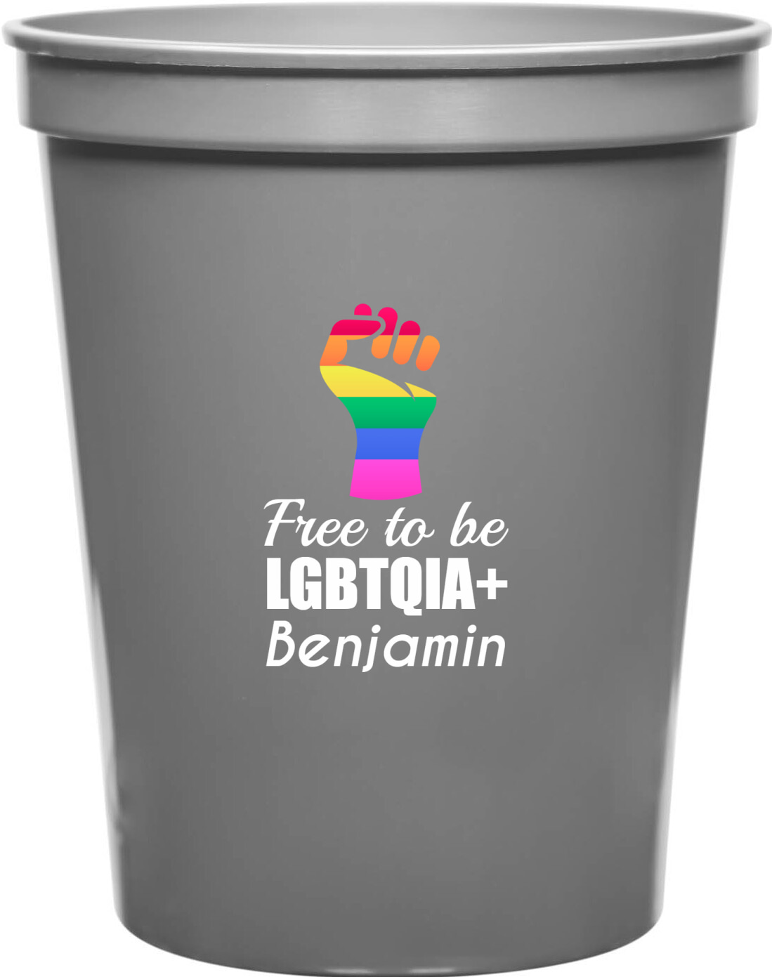 Free To Be Lgbtqia 16oz Stadium Cups Style 173185