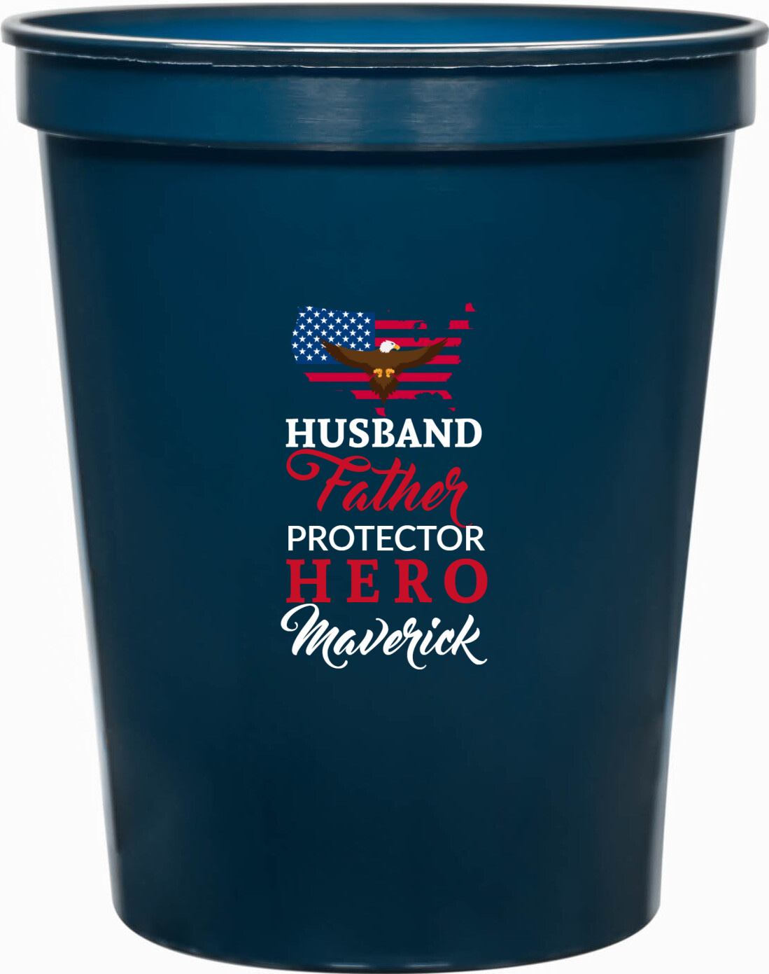 Husband Father Protector Hero 16oz Stadium Cups Style 172754