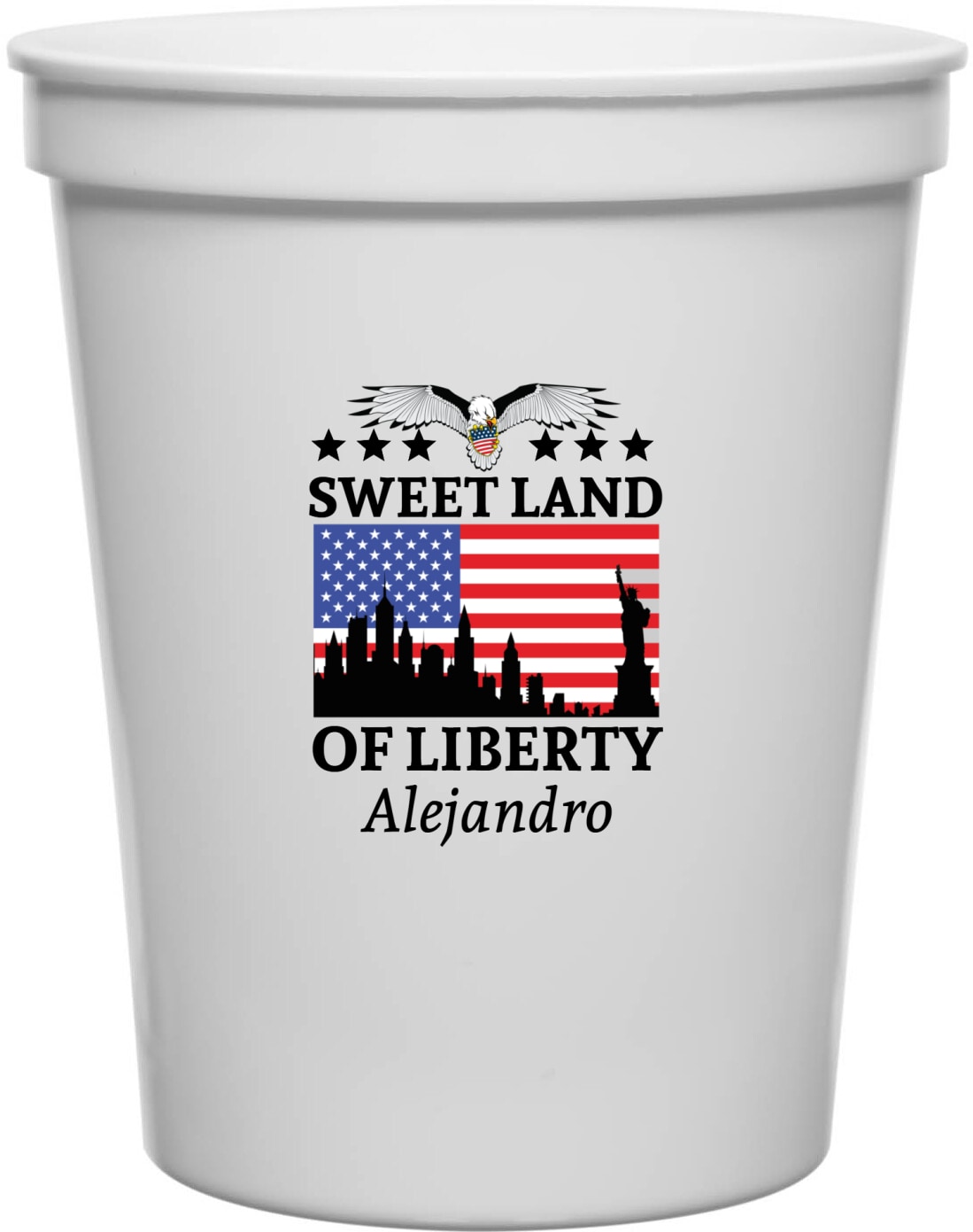 Sweet Land Of Liberty 16oz Stadium Cups Style 173046