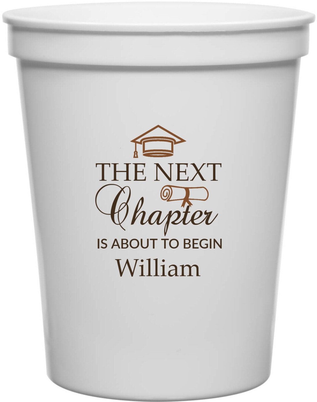 The Next Chapter Is About To Begin 16oz Stadium Cups Style 171445