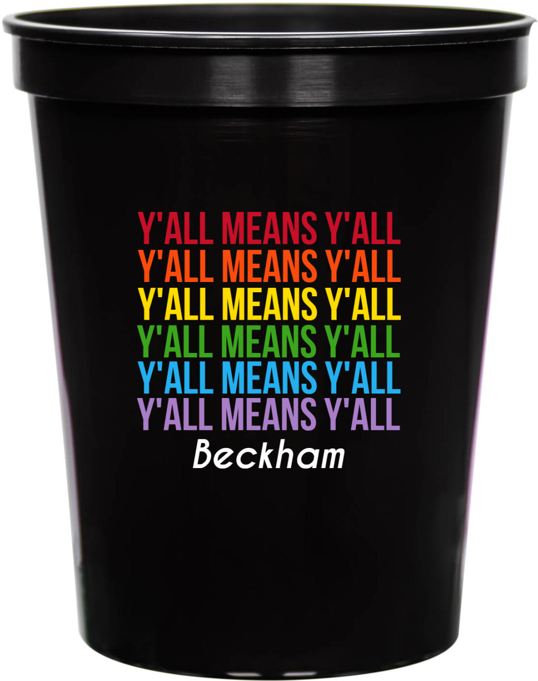 Y'all Means Y'all 16oz Stadium Cups Style 173503