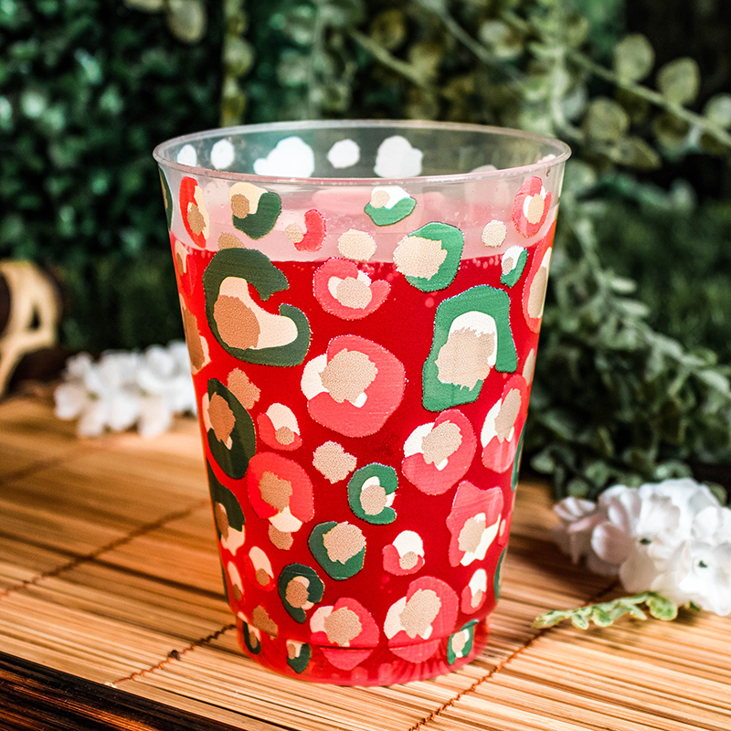 16oz Full Color Wrap Frosted Stadium Cups