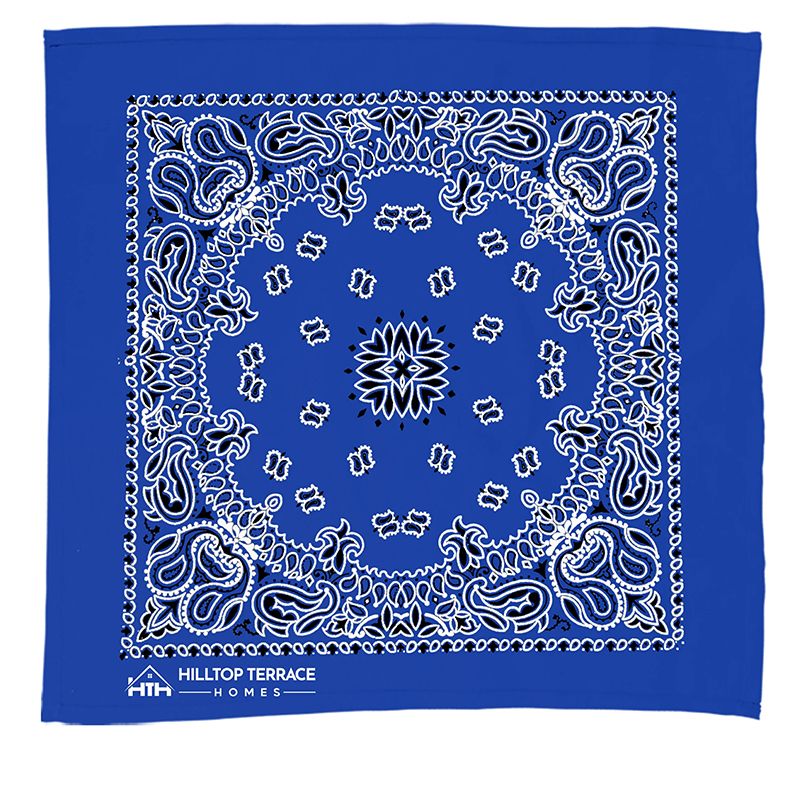 22" Bandana With Stock Paisley Pattern