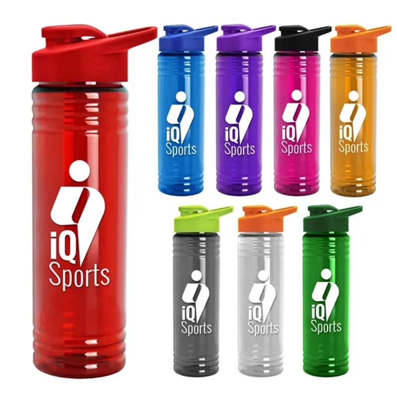 24 Oz. Slim Fit Water Bottles With Drink-Thru