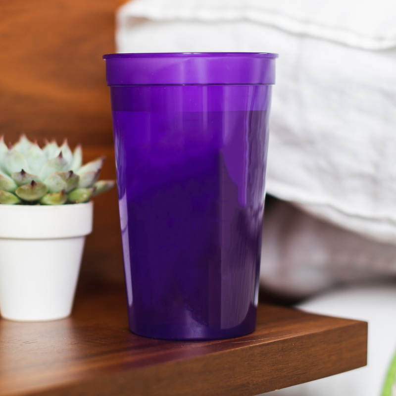 Blank 22oz Translucent Stadium Cups