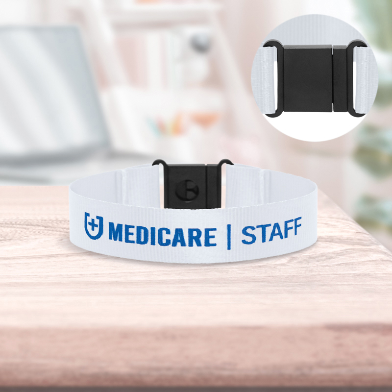 Custom Breakaway Polyester Wristbands