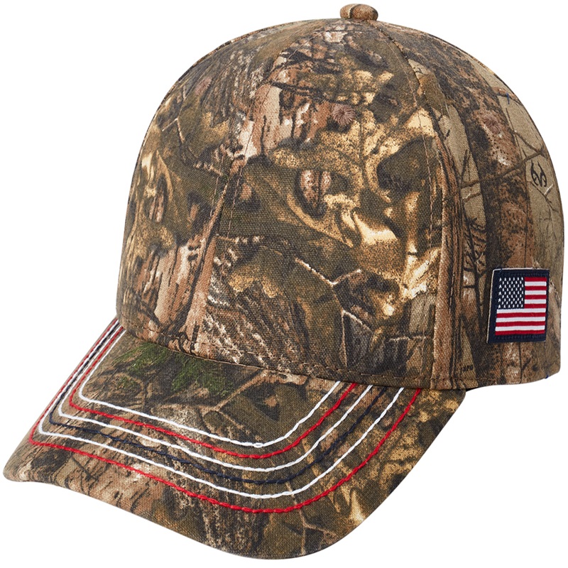 Port & Company Port Authority Americana Contrast Stitch Camouflage Cap.