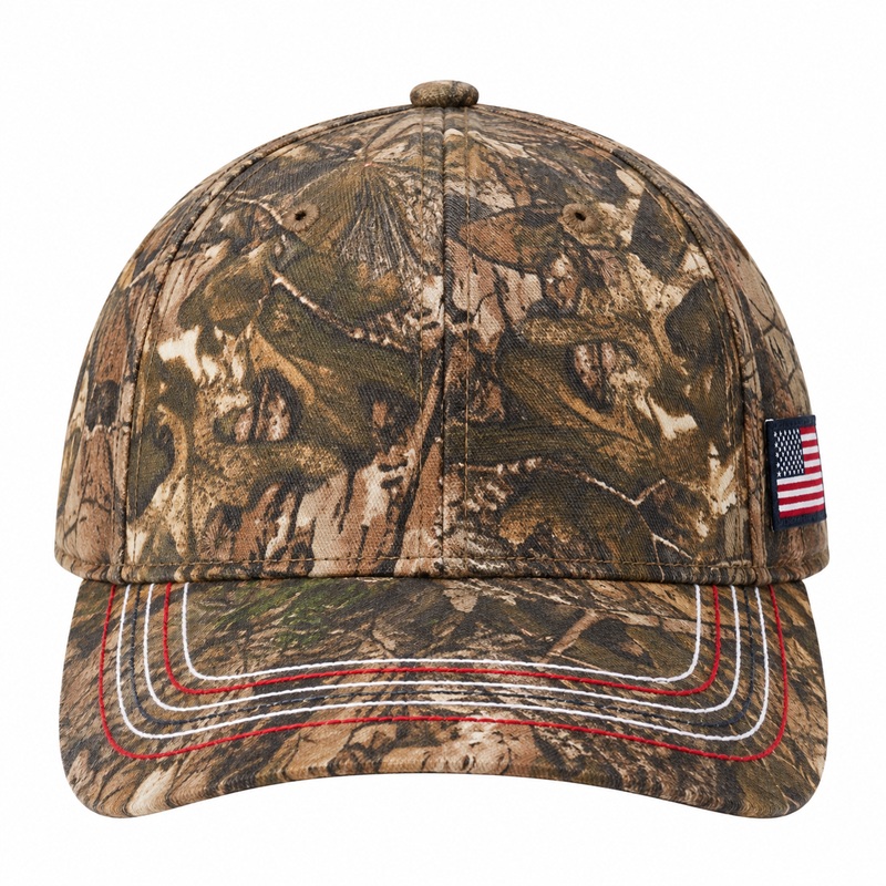 Port & Company Port Authority Americana Contrast Stitch Camouflage Cap.