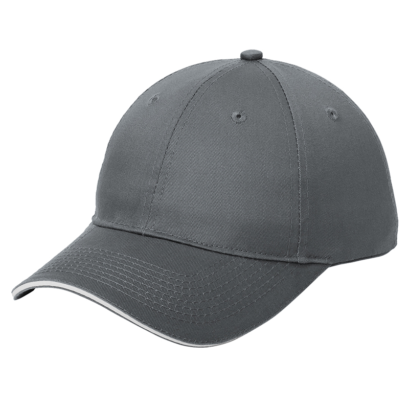Port & Company Unstructured Sandwich Bill Cap.