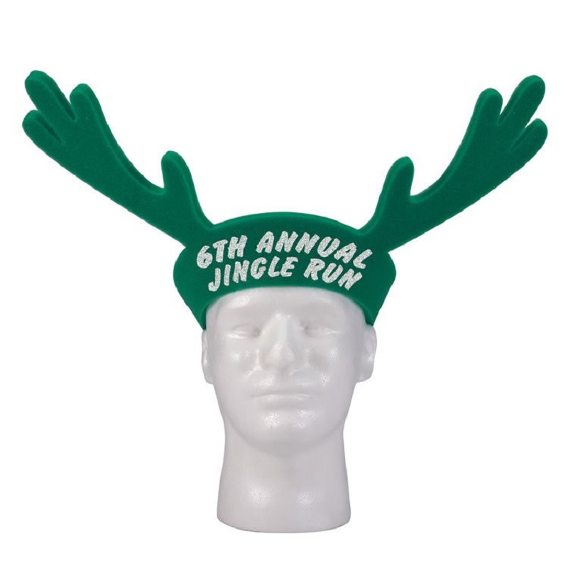 18 Inch Reindeer Antlers Foam Visor
