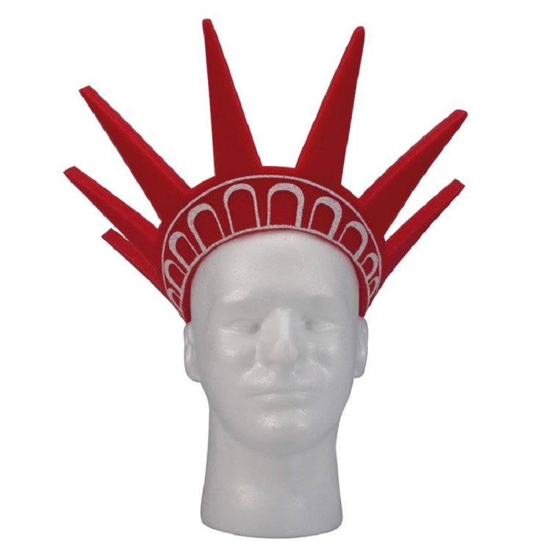 18 Inch Statue Of Liberty Foam Visor Custom Visors