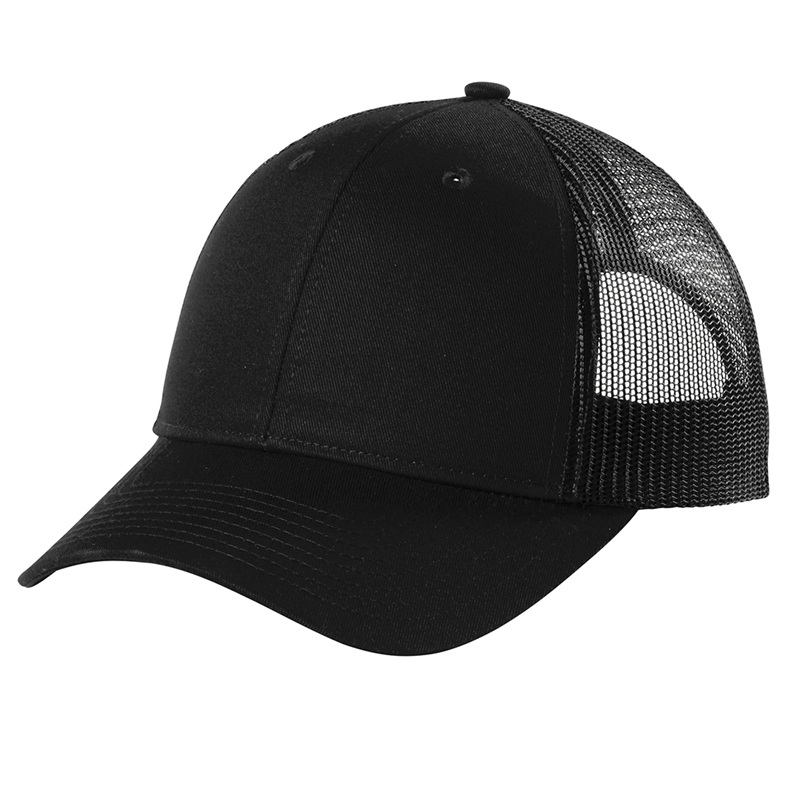 Port Authority Low-Profile Snapback Trucker Cap.