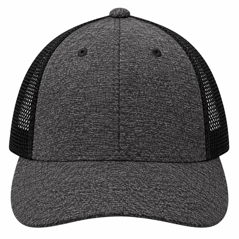 Port Authority Flexfit Melange Mesh Back Trucker Cap