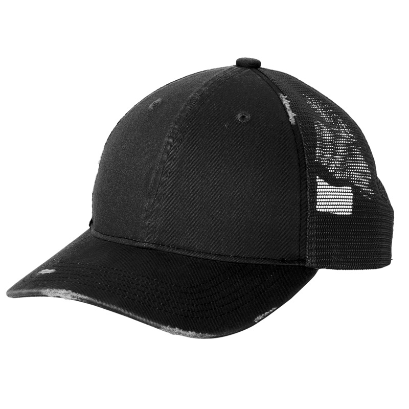 Port Authority Distressed Mesh Back Cap