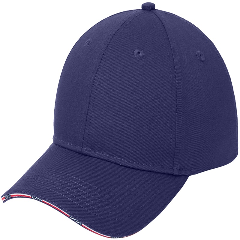 Port Authority Americana Flag Sandwich Cap.