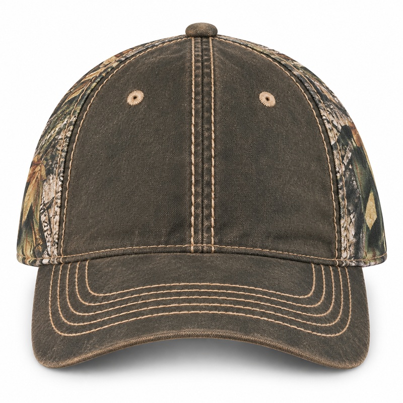 Port Authority Pigment Print Distressed Cap.