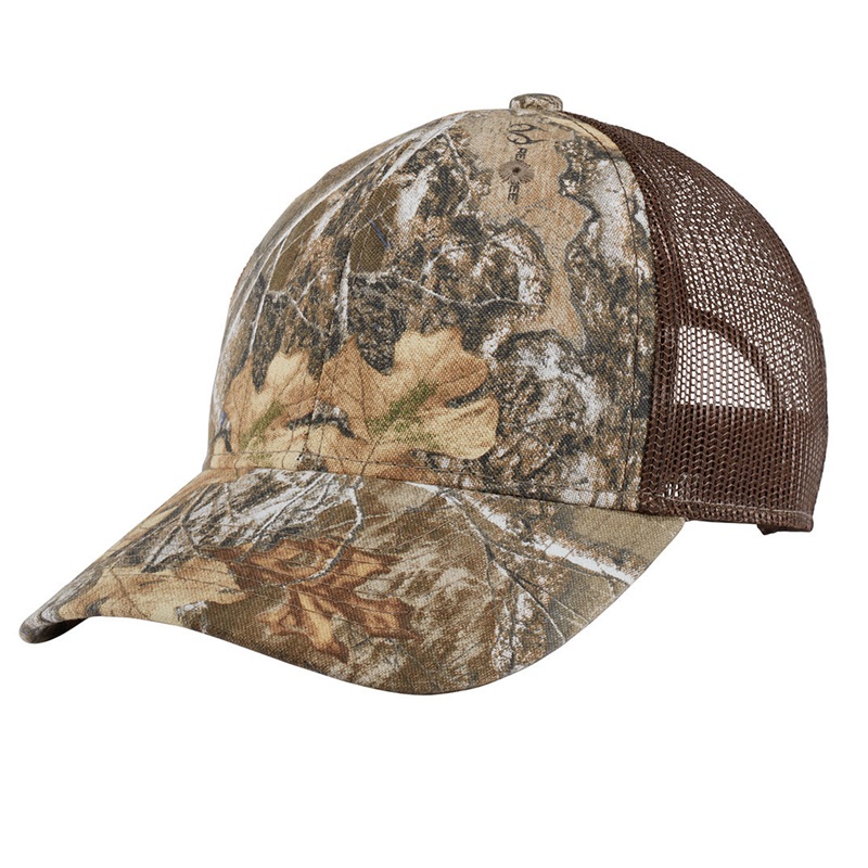 Port Authority Structured Camouflage Mesh Back Cap.