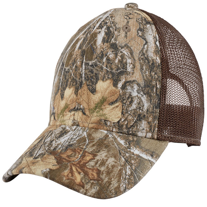 Port Authority Structured Camouflage Mesh Back Cap.