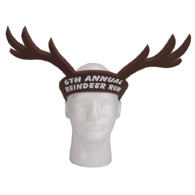 19 Inch Deer Antlers Foam Visor