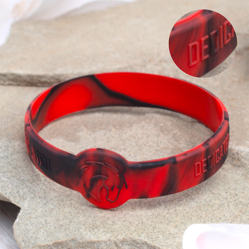 1/2 Inch Embossed Figured Wristbands