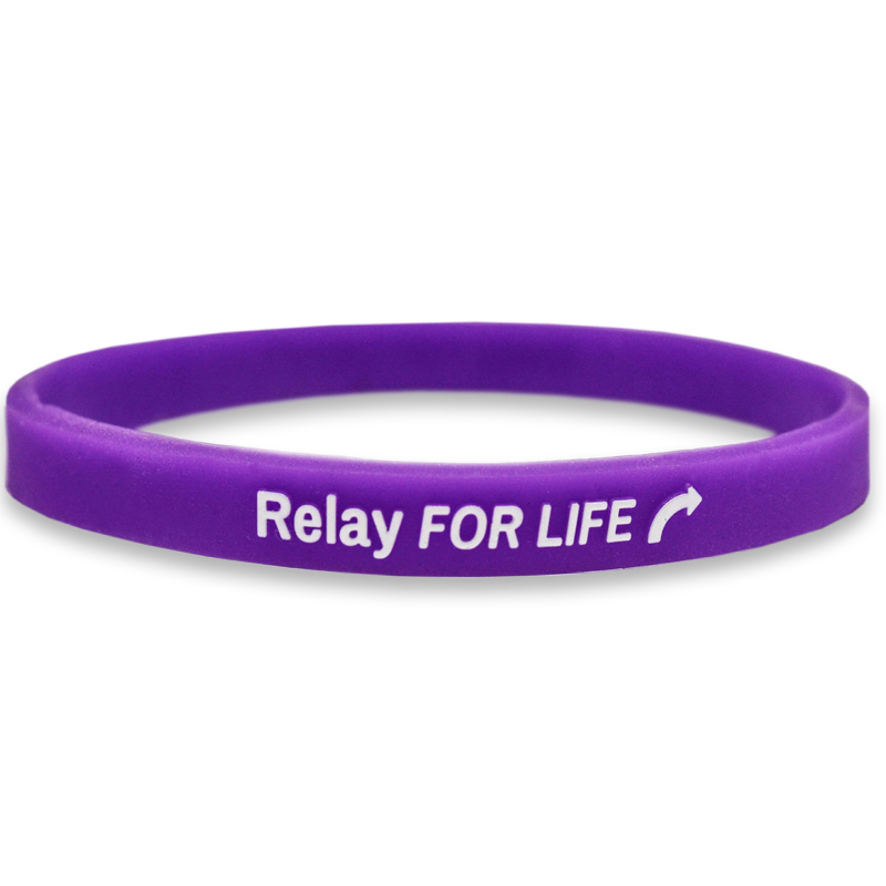 1/4 Inch Embossed Printed Wristbands