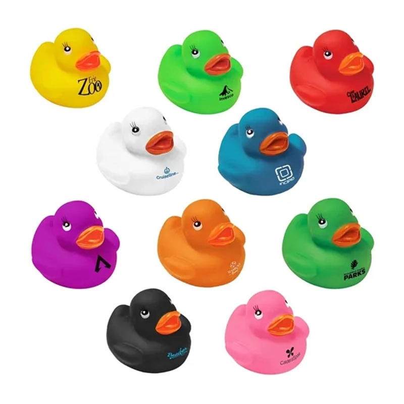 Custom 2" Colorful Rubber Ducks