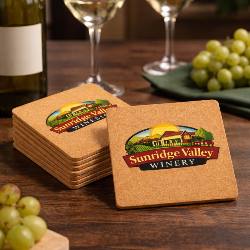 Custom Custom Cork Coasters