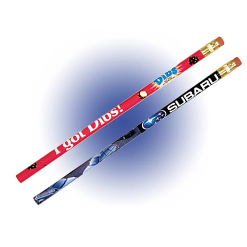 Full Wrap Round Pencils - Full Color