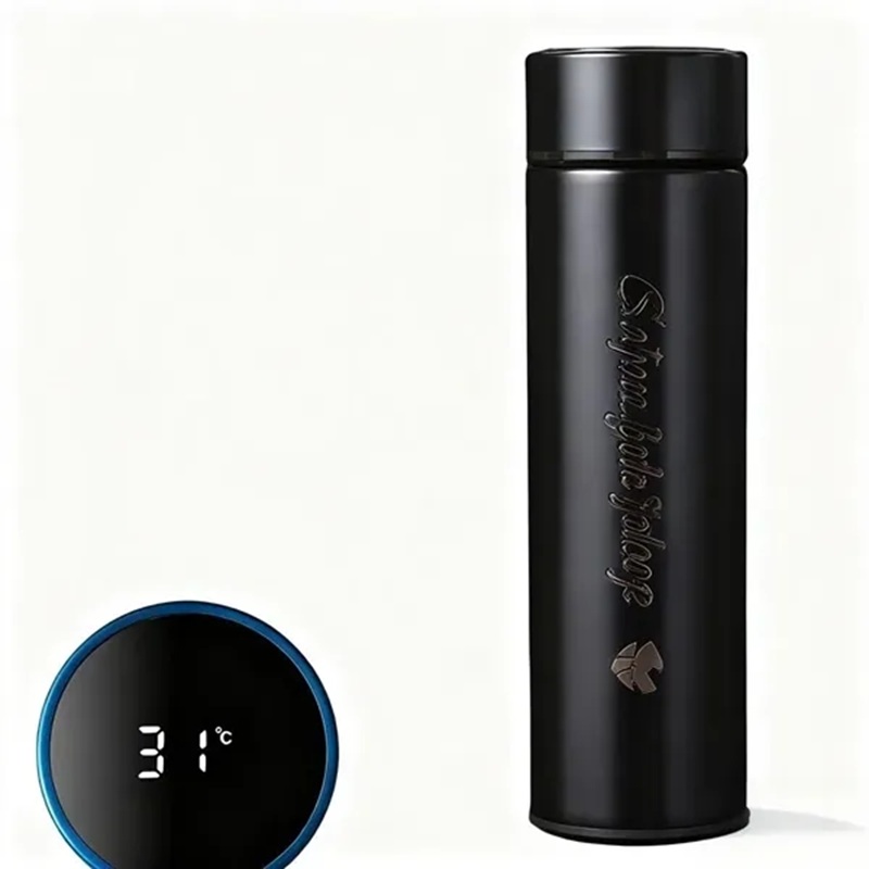 17 Oz Smart Digital Display Thermos Cup