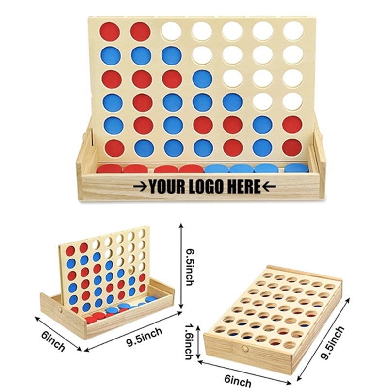 Classic Connect 4 Wooden Board Game
