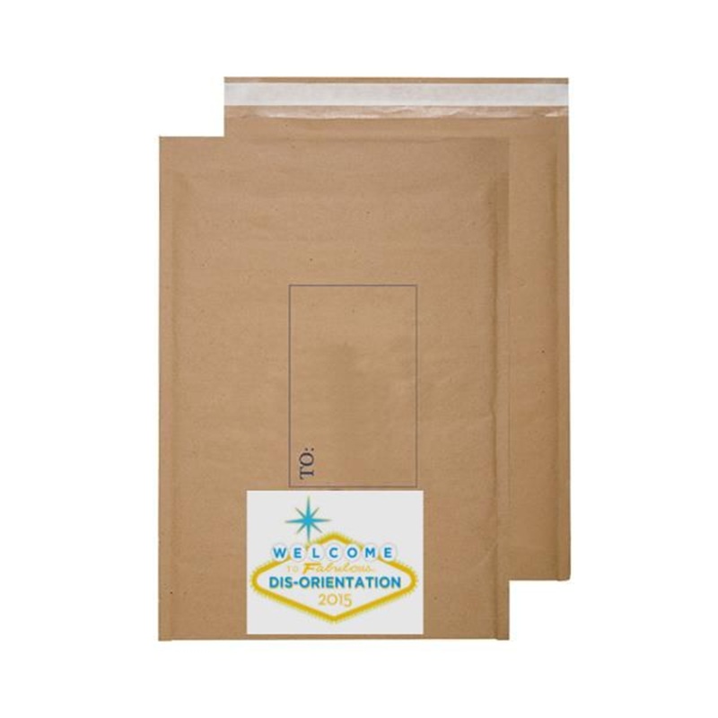 10.5 X 16 Inch Natural Kraft Padded Paper Mailers