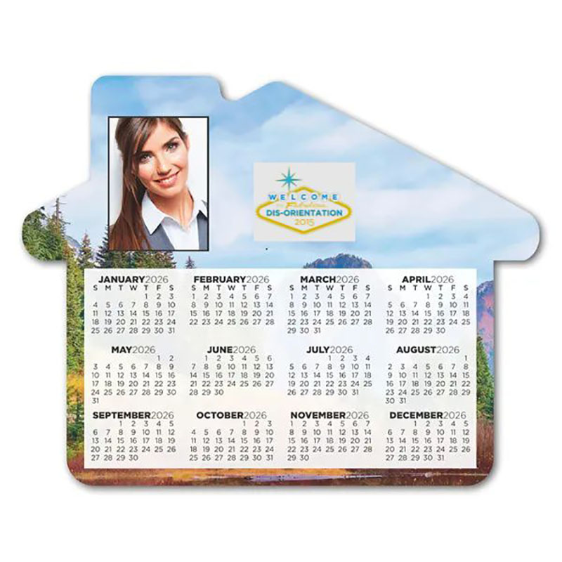 Calendar House Magnet